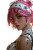 Pink-Haired Anime Avatar Vinyl Car Decal Sticker – Waterproof & UV-Resistant 