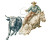 Vintage Cowboy Lasso Vinyl Car Decal Sticker – Waterproof & UV-Resistant 
