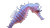 Bioluminescent Sea Horse Vinyl Car Decal Sticker – Waterproof & UV-Resistant 