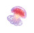 Glowing Cell Jellyfish Vinyl Car Decal Sticker – Waterproof & UV-Resistant 