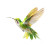 Green Hummingbird Vinyl Car Decal Sticker – Waterproof & UV-Resistant 
