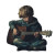 Boy Playing Guitar V2 Vinyl Car Decal Sticker – Waterproof & UV-Resistant 
