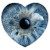 Surreal Heart Eye Vinyl Car Decal Sticker – Waterproof & UV-Resistant 