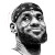 Lebron James Portrait V2 Vinyl Car Decal Sticker – Waterproof & UV-Resistant 