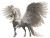 Majestic White Pegasus V2 Vinyl Car Decal Sticker – Waterproof & UV-Resistant 
