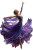 Graceful Violet Dancer Vinyl Car Decal Sticker – Waterproof & UV-Resistant 