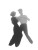 Futuristic Dance Duo Vinyl Car Decal Sticker – Waterproof & UV-Resistant 