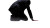 Suspenseful Kneeling Man Vinyl Car Decal Sticker – Waterproof & UV-Resistant 