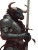 Black Minotaur Warrior V4 Vinyl Car Decal Sticker – Waterproof & UV-Resistant 