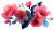 Colourful Watercolour Flower Vinyl Car Decal Sticker – Waterproof & UV-Resistant 