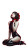 Latex Model Pose Vinyl Car Decal Sticker – Waterproof & UV-Resistant 