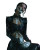 Skeletal Chic Vinyl Car Decal Sticker – Waterproof & UV-Resistant 