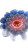 Glowing Blue Flower Vinyl Car Decal Sticker – Waterproof & UV-Resistant 