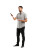 Turkish Man With Phone Vinyl Car Decal Sticker – Waterproof & UV-Resistant 