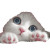 White Kitten Peeking Vinyl Car Decal Sticker – Waterproof & UV-Resistant 