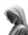 Futuristic Robotic Nun V2 Vinyl Car Decal Sticker – Waterproof & UV-Resistant 