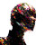 Cyborg Woman Mask Vinyl Car Decal Sticker – Waterproof & UV-Resistant 