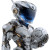 Cute Soccer Robot Vinyl Car Decal Sticker – Waterproof & UV-Resistant 