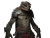 Armored Reptilian Warrior Vinyl Car Decal Sticker – Waterproof & UV-Resistant 
