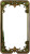 Ornate Tarot Frame Vinyl Car Decal Sticker – Waterproof & UV-Resistant 