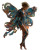 Iridescent Fairy Woman Vinyl Car Decal Sticker – Waterproof & UV-Resistant 