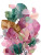 Watercolor Plants Vinyl Car Decal Sticker – Waterproof & UV-Resistant 