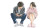 Anime Couple Relaxing V2 Vinyl Car Decal Sticker – Waterproof & UV-Resistant 