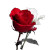 Red Rose V5 Vinyl Car Decal Sticker – Waterproof & UV-Resistant 