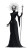 Elegant Faceless Sorceress Vinyl Car Decal Sticker – Waterproof & UV-Resistant 