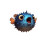 Cartoon Pufferfish V3 Vinyl Car Decal Sticker – Waterproof & UV-Resistant 