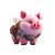 Cartoon Pig Design Vinyl Car Decal Sticker – Waterproof & UV-Resistant 