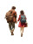 Chinese Couple Walking Vinyl Car Decal Sticker – Waterproof & UV-Resistant 