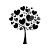 Heart-Leaf Tree Vinyl Car Decal Sticker – Waterproof & UV-Resistant 