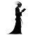 Robed Reader Vinyl Car Decal Sticker – Waterproof & UV-Resistant 
