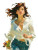 Running Woman Tulips Vinyl Car Decal Sticker – Waterproof & UV-Resistant 