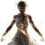 Fantasy Desert Goddess Vinyl Car Decal Sticker – Waterproof & UV-Resistant 