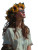 Sunflower Crown Portrait Vinyl Car Decal Sticker – Waterproof & UV-Resistant 