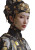Futuristic Renaissance Portrait Vinyl Car Decal Sticker – Waterproof & UV-Resistant 