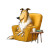 Therapist Collie Cartoon Vinyl Car Decal Sticker – Waterproof & UV-Resistant 