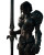 Cosmic Warrior Woman V2 Vinyl Car Decal Sticker – Waterproof & UV-Resistant 