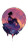 Girl On Moon V7 Vinyl Car Decal Sticker – Waterproof & UV-Resistant 