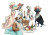 Glam Dog Picnic Vinyl Car Decal Sticker – Waterproof & UV-Resistant 