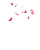 Pink Butterfly Field Vinyl Car Decal Sticker – Waterproof & UV-Resistant 