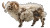 Biomechanical Sheep Vinyl Car Decal Sticker – Waterproof & UV-Resistant 