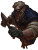 Dwarf Excavator Mining Vinyl Car Decal Sticker – Waterproof & UV-Resistant 