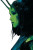 Mantis Noir Portrait Vinyl Car Decal Sticker – Waterproof & UV-Resistant 