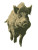 Wild Boar Illustration Vinyl Car Decal Sticker – Waterproof & UV-Resistant 