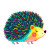 Rainbow Hedgehog Vinyl Car Decal Sticker – Waterproof & UV-Resistant 