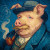 Cartoon Pig Pipe Vinyl Car Decal Sticker – Waterproof & UV-Resistant 