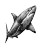 Sketch Shark Vinyl Car Decal Sticker – Waterproof & UV-Resistant 